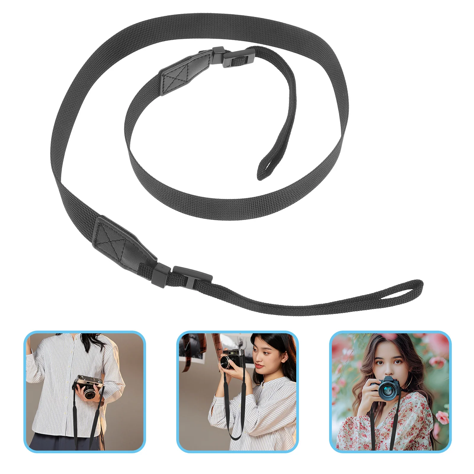 

Universal Adjustable Camera Shoulder Strap Lightweight Ergonomic Camera Neck Sling Quick Disassembly for Outdoor Photographers
