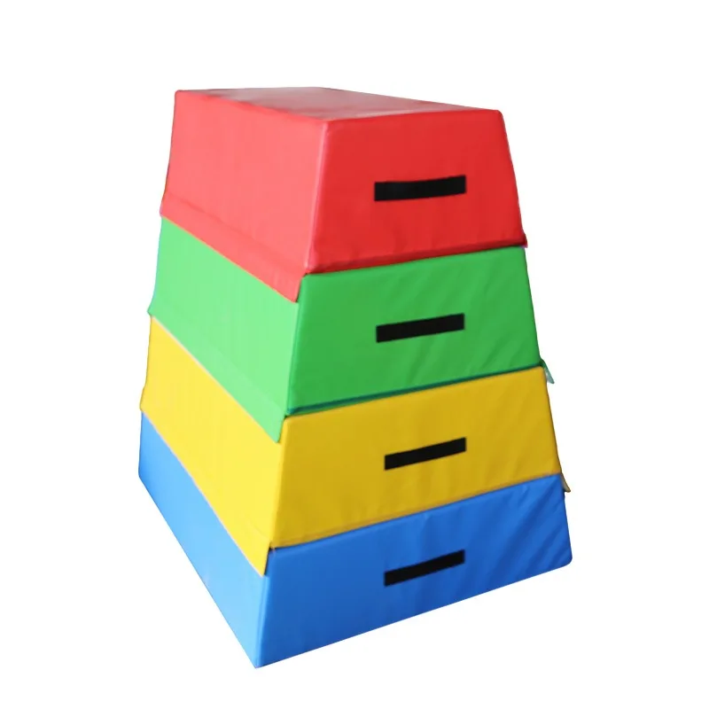

Factory custom production of soft four-section square top jump box for club training