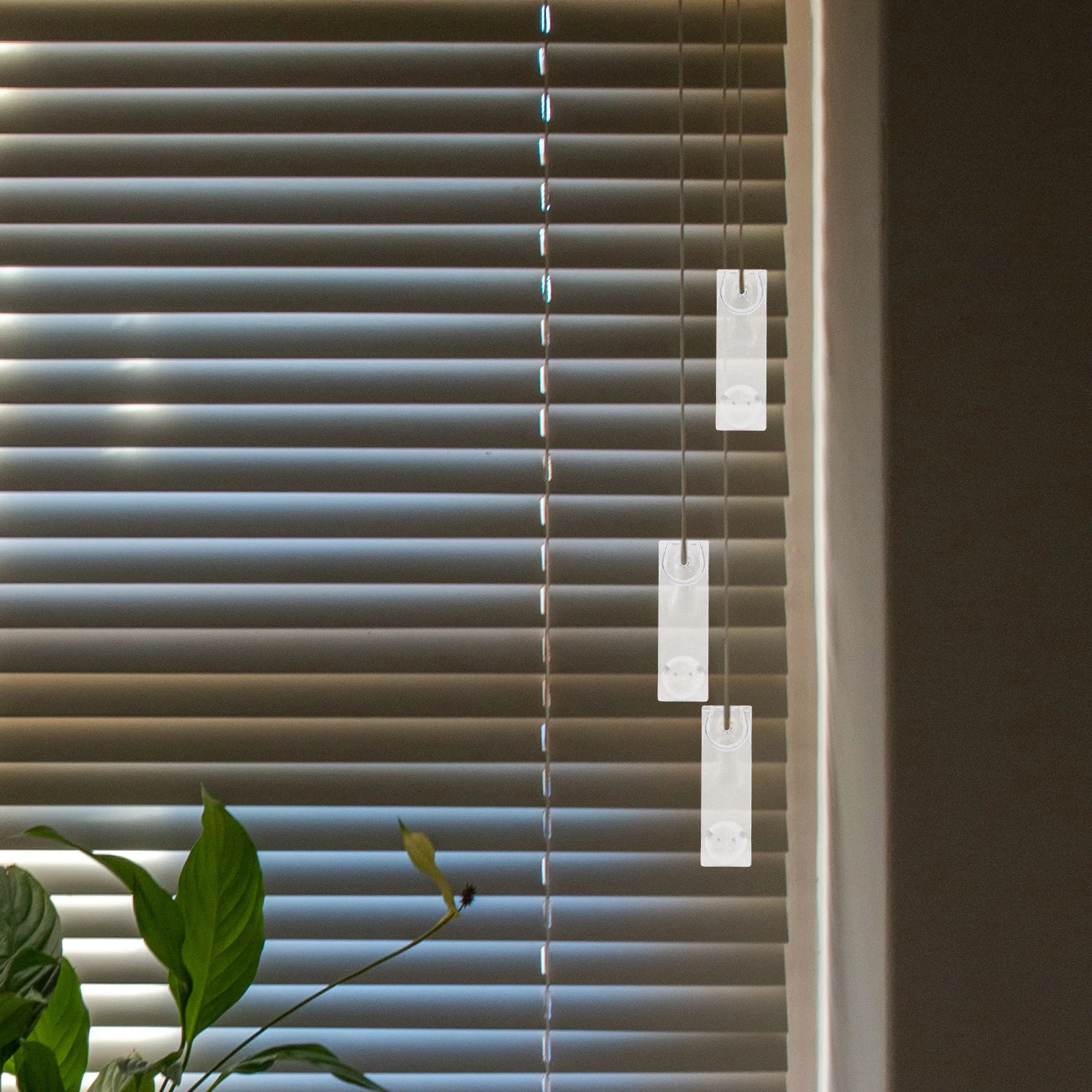 

6Pcs Window Blind Cord Weight Replacement Acrylic Handle Easy Install Roller Shade Spare Vertical Blind Chain