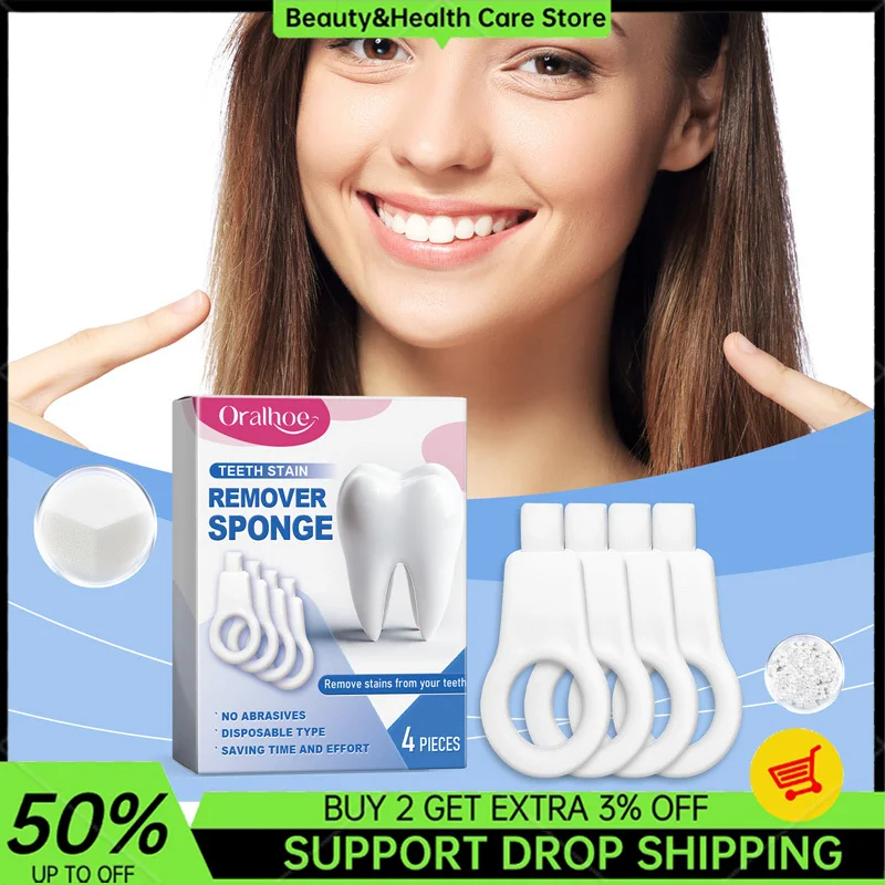 Teeth Stain Remover Sponge Whitening Tooth Nano Cleaning Eraser Sponge Quick Emergency Meeting Wedding Use Dental Scaler Care