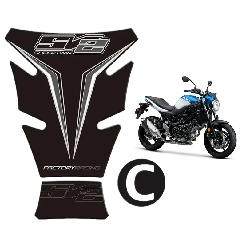 

Для Suzuki SV650 SV1000 S 2003-2013, защита бака двигателя мотоцикла, 3D гелевая наклейка, наклейка-2