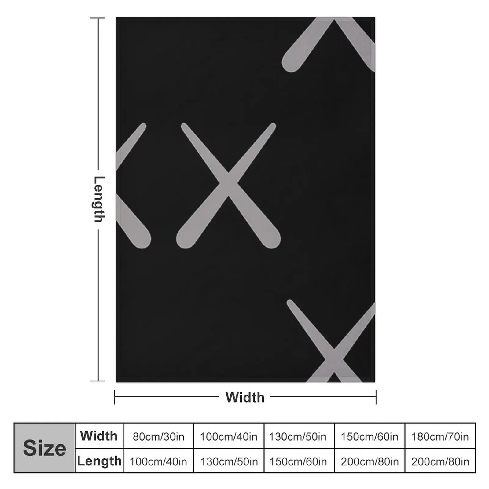 XX eyes Throw Blanket For Sofa Thin Soft Big Single Blankets