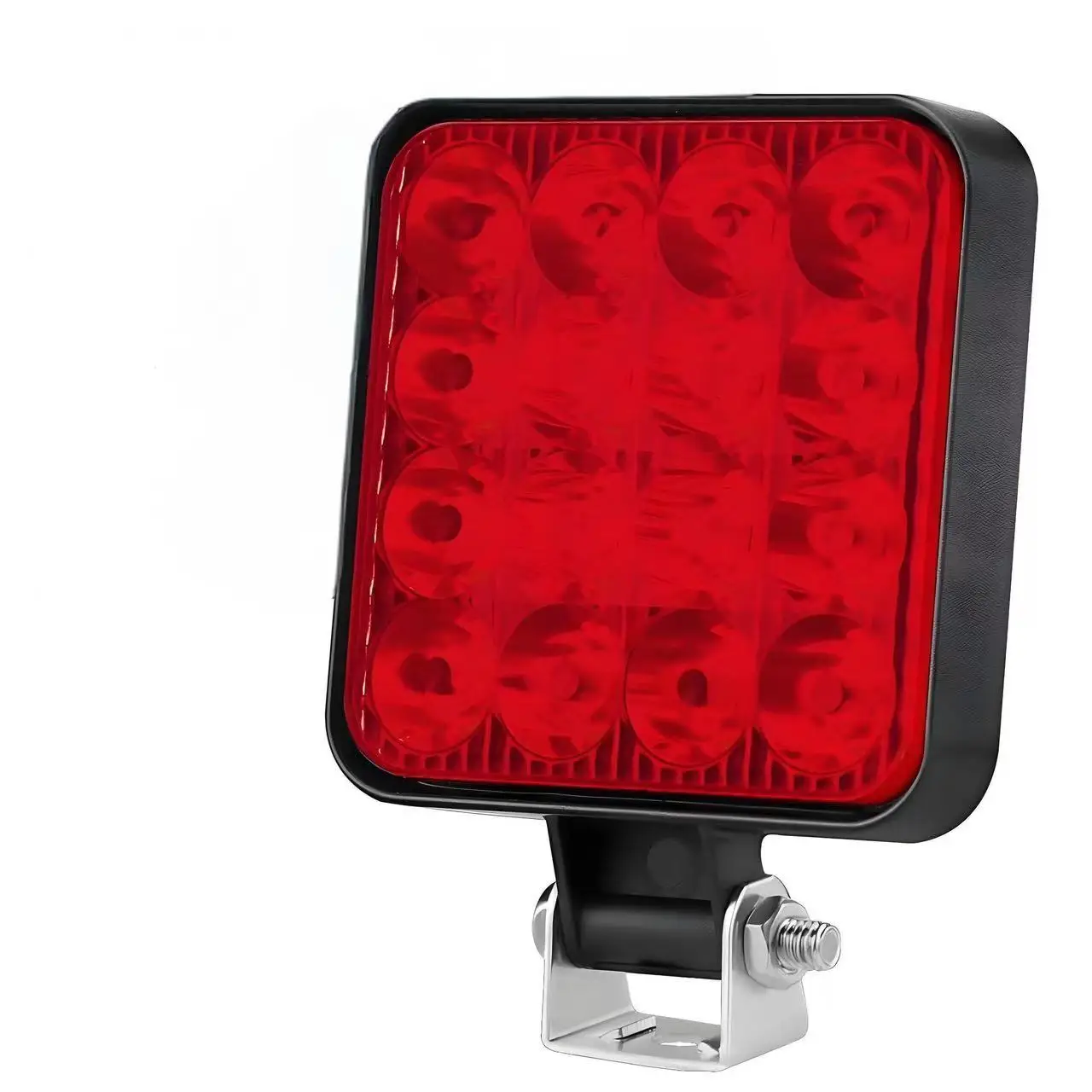 2PCS12V-60V ATV High Voltage Resistant ATV Square Spotlight Suitable for SUV Truck Off-Road Night Driving Light 48W LED Light