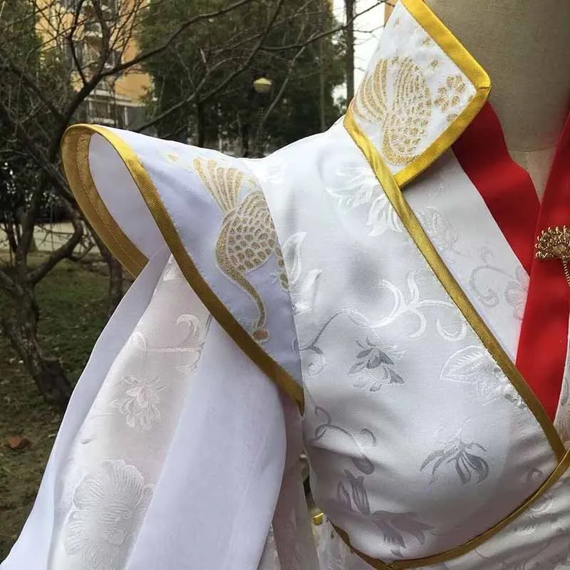 Customize Halloween Carnival King Cosplay Costume For Women Oversized Chinese Vintage Hanfu Red Sets For Women Large Size 6XL