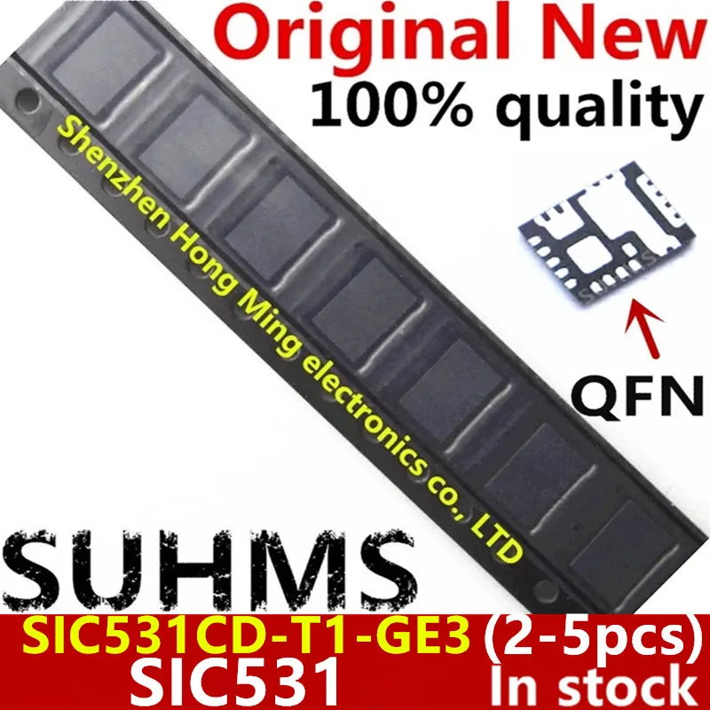 (2-5ชิ้น) 100% SIC531CD-T1-GE3ใหม่ SIC531CD SIC531 QFN-22