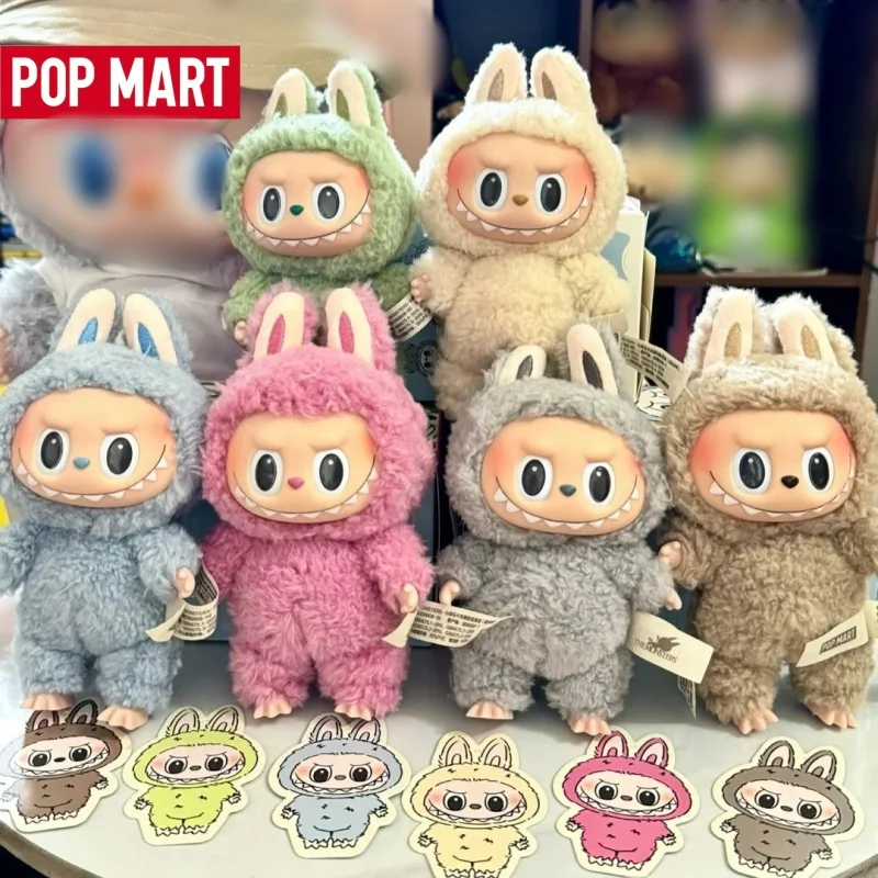Echte POPMART Labubu Die Monster Blind Box Aufregende Macaron Vinyl Gesicht Überraschung Mystery Box Spielzeug Kawaii Anime Action Figur