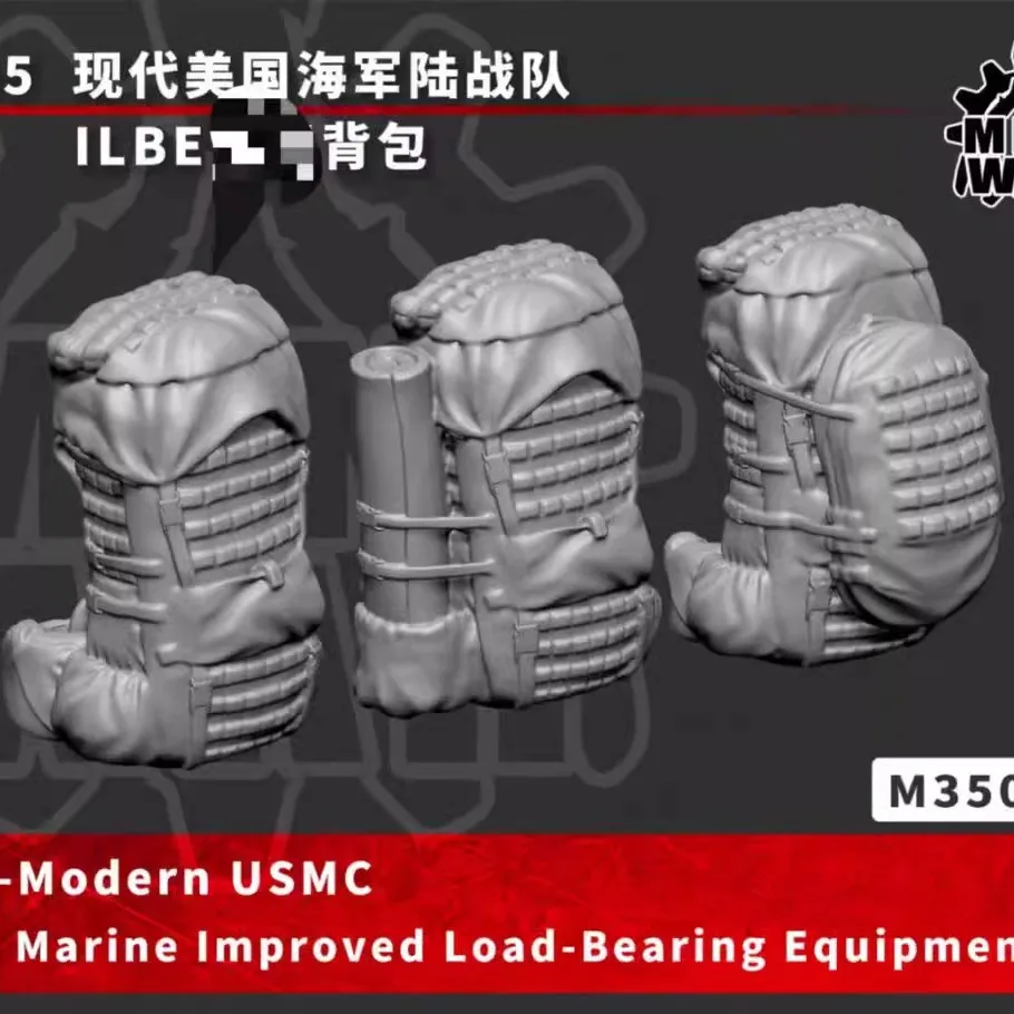 【MINIWAR】1/35 Resin model kits figure USMC Backpack miniature accessories colorless and self-assembled M350002