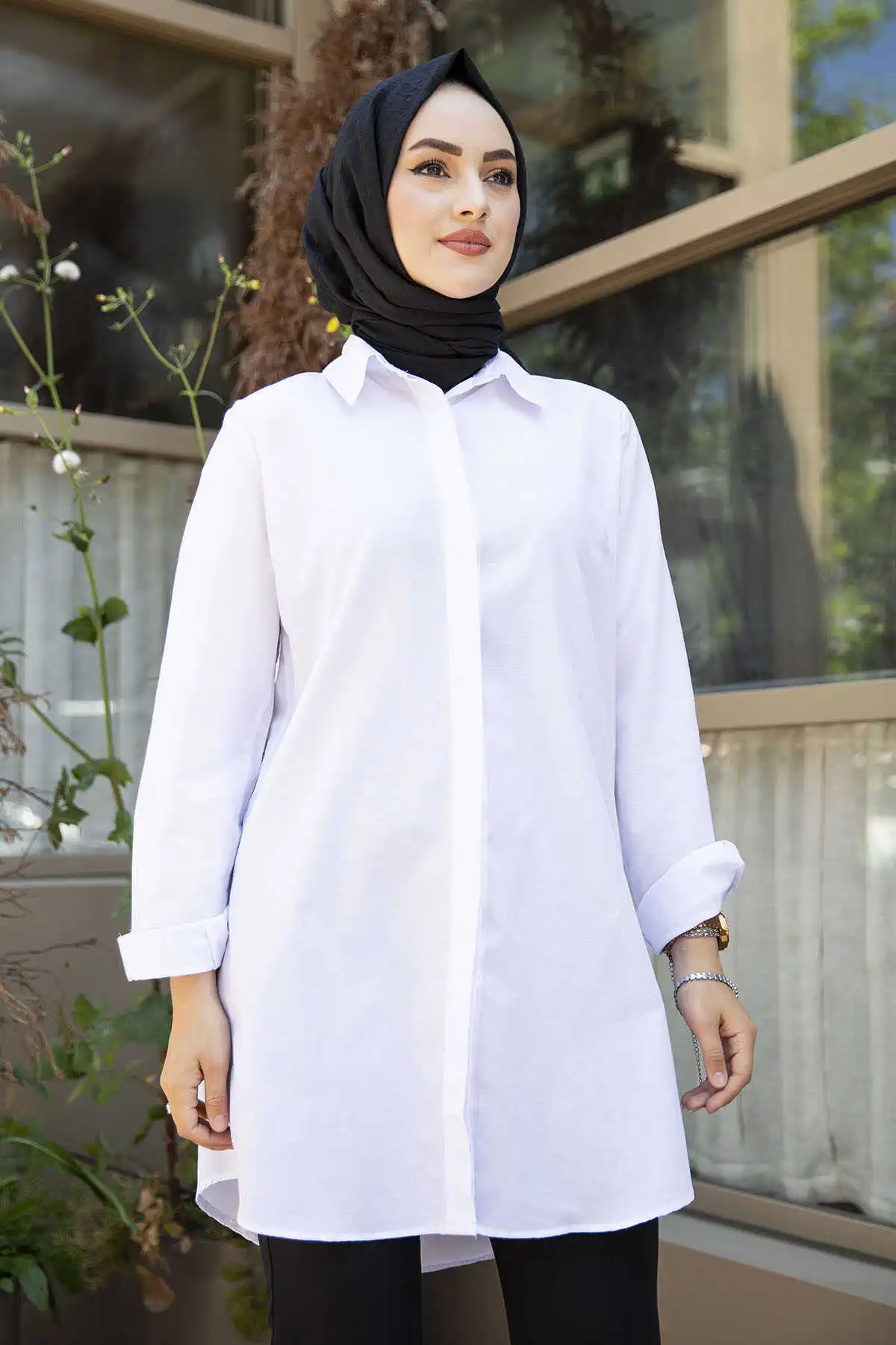 Boyfriend Shirt MD-White