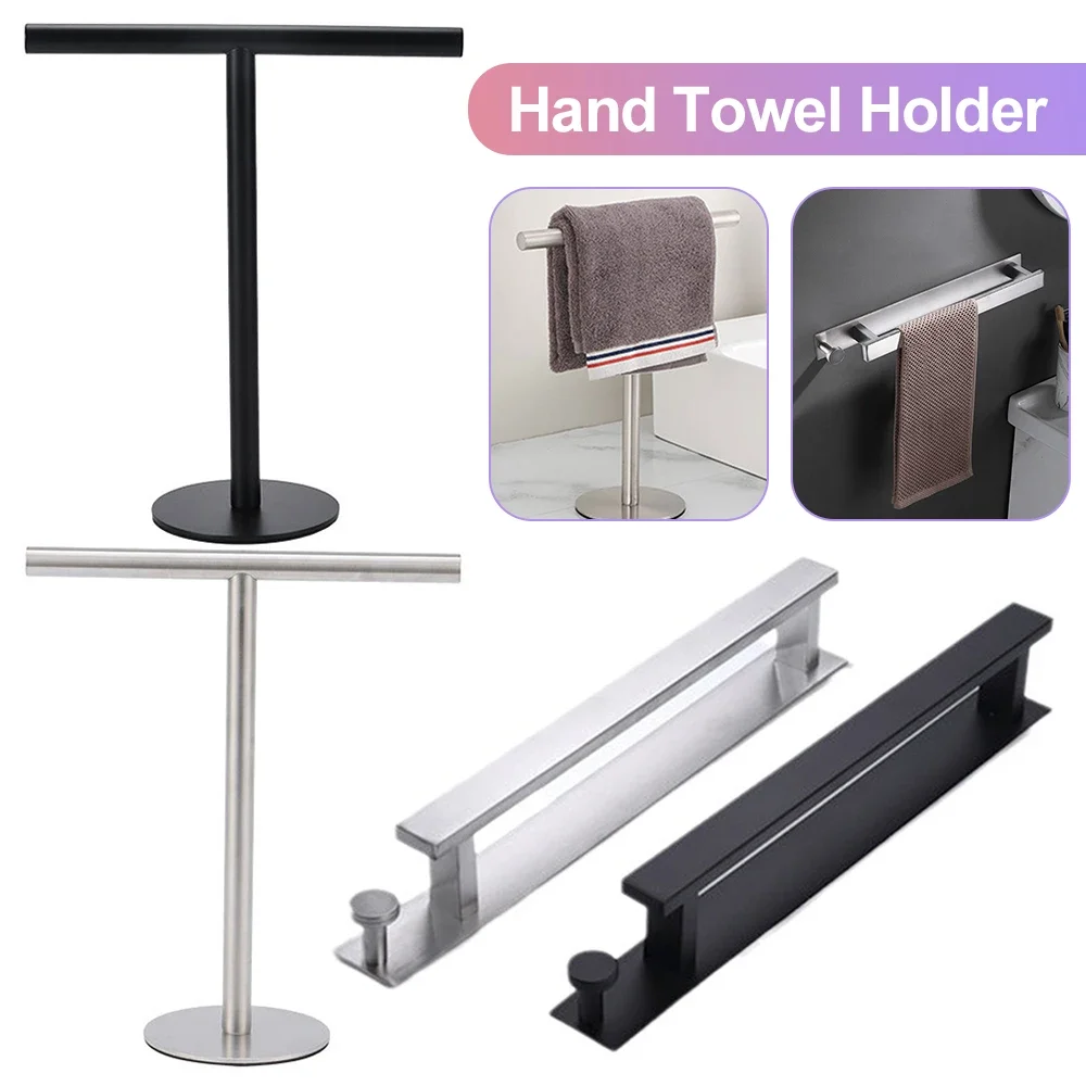 

Bathroom Towel Bar Stainless Steel Hand Towel Bar Self Adhesive Rustproof Wall Mounted Towel Rack 304 Stainless Steel Towel Rack