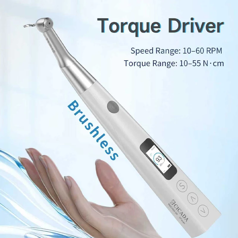 Dental Electric Wireless Torque Driver Two-directional Forward/Reverse Dental Brushless Implant Torque Wrench Equipment