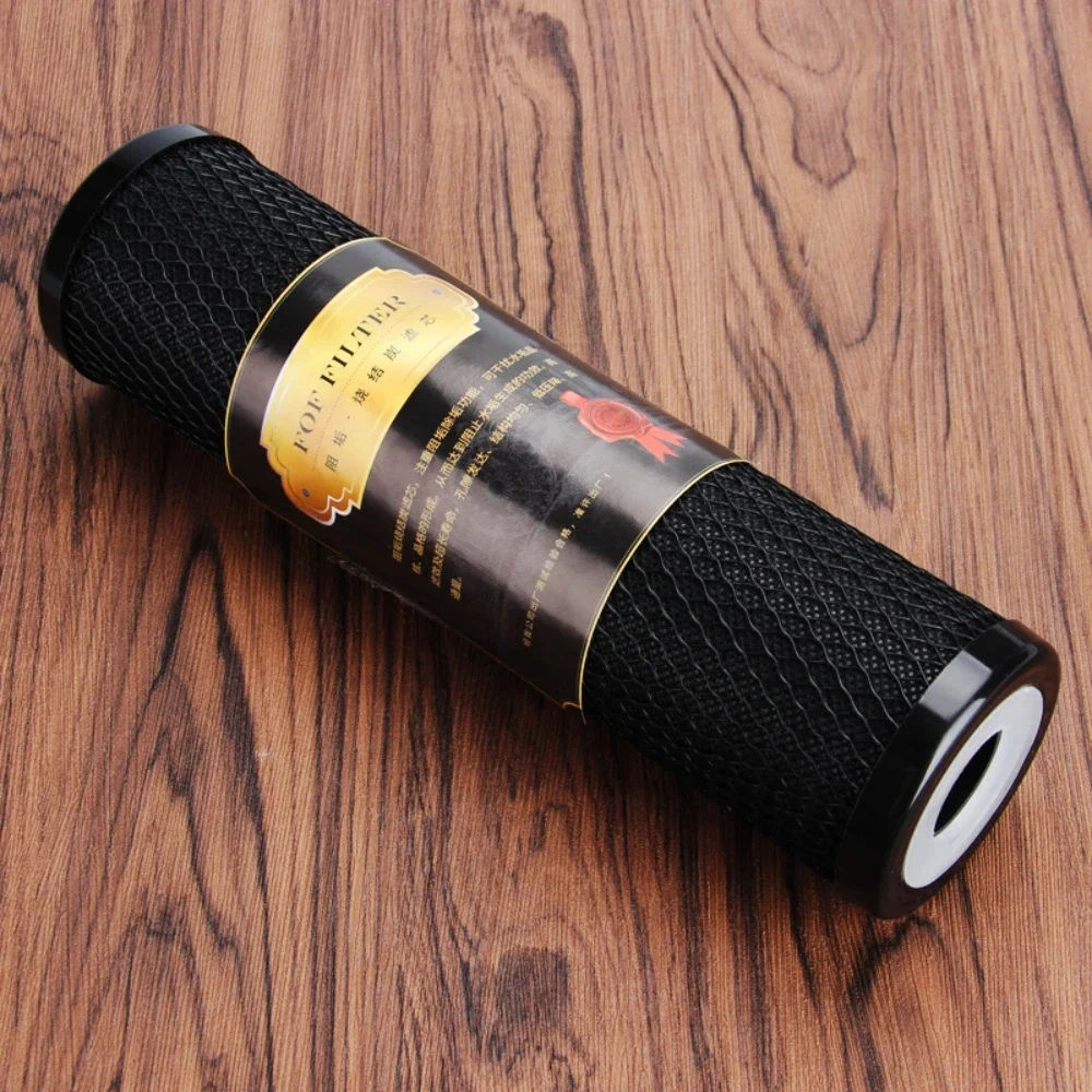 Waternoble - 10 Inch Universal Coconut Shell Activated Carbon Filter Element - Anti-Scaling Sintered Carbon Rod Filter Element