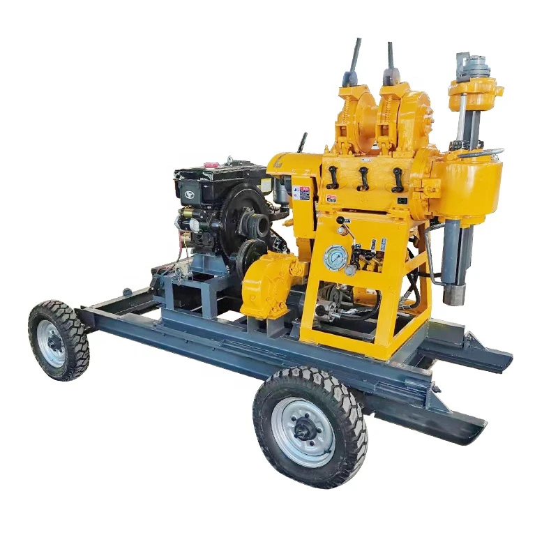 OR-200YY portable crawler water well drilling rig machine / spt gold mining core sample drilling rig