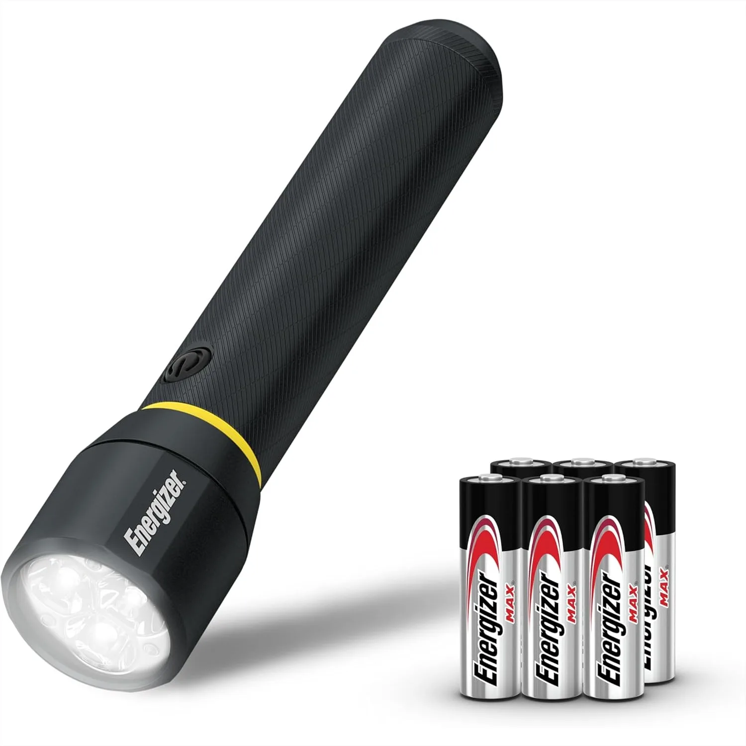 

LED Flashlight Ultra Bright 1300 Lumens, Rugged Metal Flash Light with Digital Focus for Camping, Emergency, Power Outage, Black