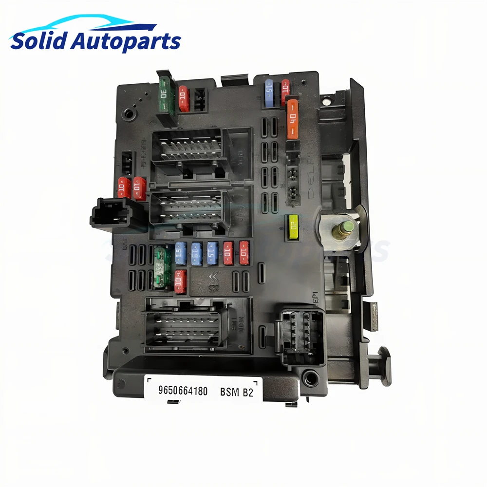 

9650664180 Fuse Box Assembly BSM B2 6500Y1 Fit For Peugeot 307 406 807 206 Citroen C3 C5 C8 Xsara 1999-2012