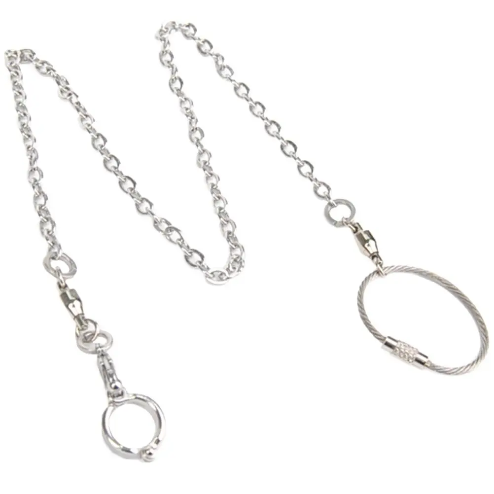 

Stainless Steel Bird Chain Parrot Leash Harness Swivel Buckle Lightweight Durable Rust Resistant Pet Accessories for Parakeets