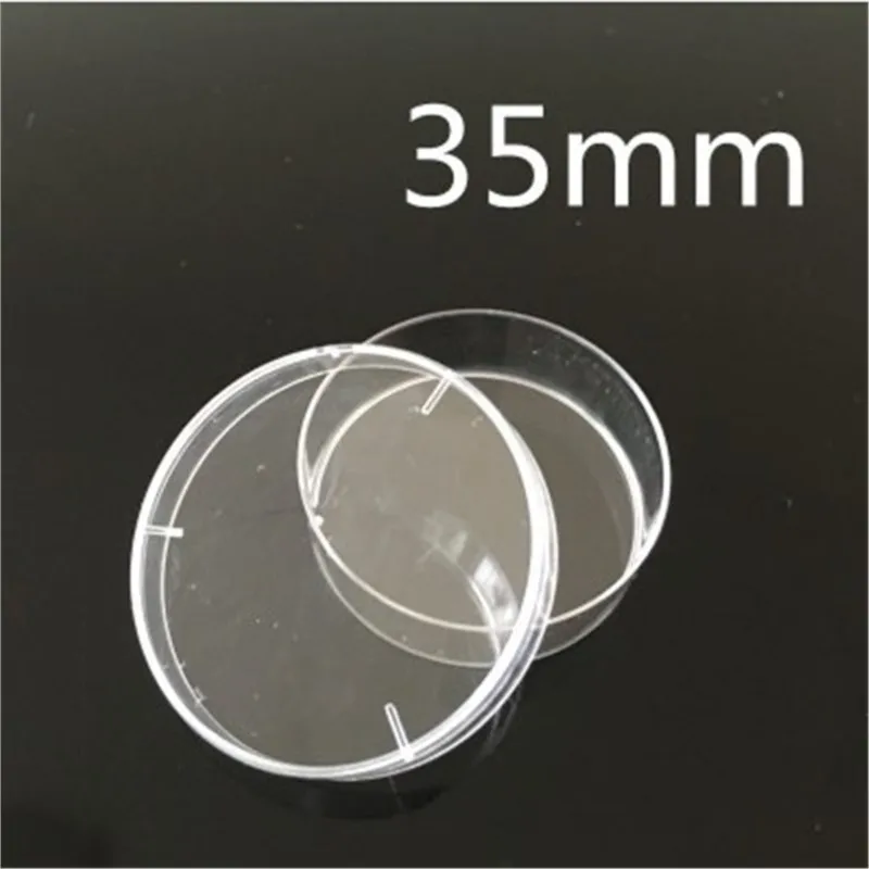 10pcs High Quality  Petri Dish for Lab Plate Bacterial Yeast Diameter 35MM Height 15MM