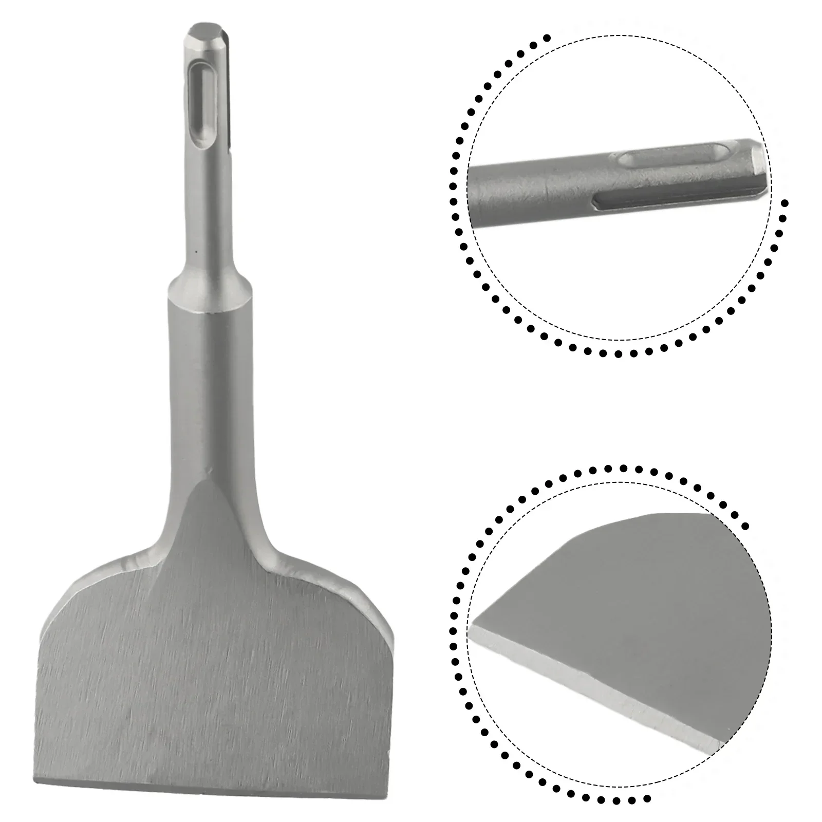 For Walls Tiles Old Plaster Manual Tool Tile Chisel W:75mm 1 Pcs 15 Degrees Cemented Carbide Dia:10mm 2022 NEW