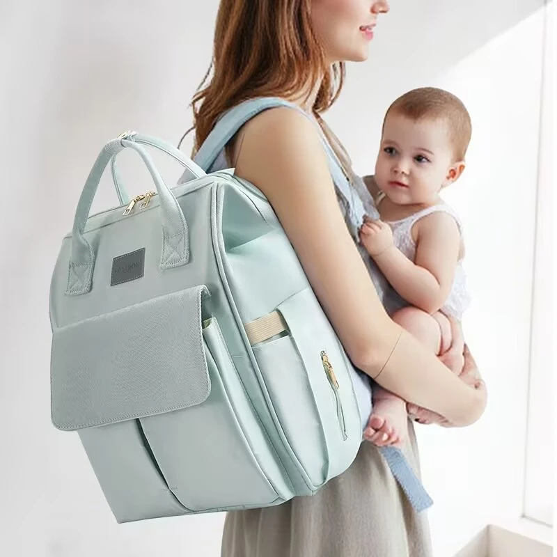 Mommy Bag Lightweight Portable Folding Crib Bed Mommy Outting Bag Large-capacity Travel Maternity Bags Baby Backpack Female