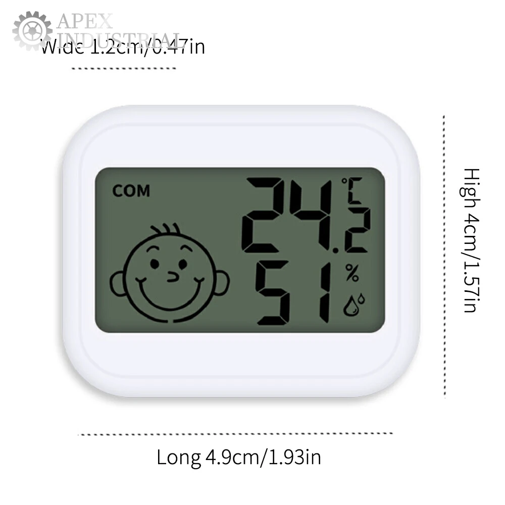 Mini LCD Digital Thermometer Hygrometer Indoor Room Electronic Temperature Humidity Meter Sensor Gauge Weather Station for Home