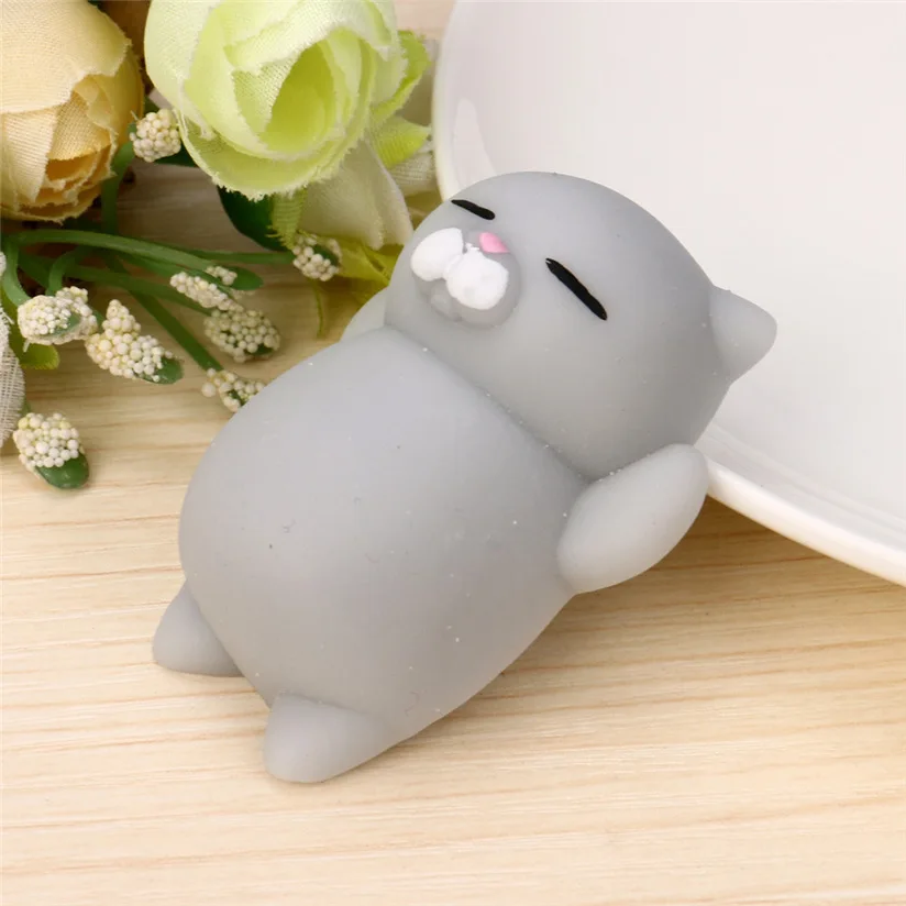 

Squeeze Healing Fun Kids Kawaii Toy Stress Reliever Decor TPR animal Noverty Toys Anti Stress Cute Mochi Squishy Cat