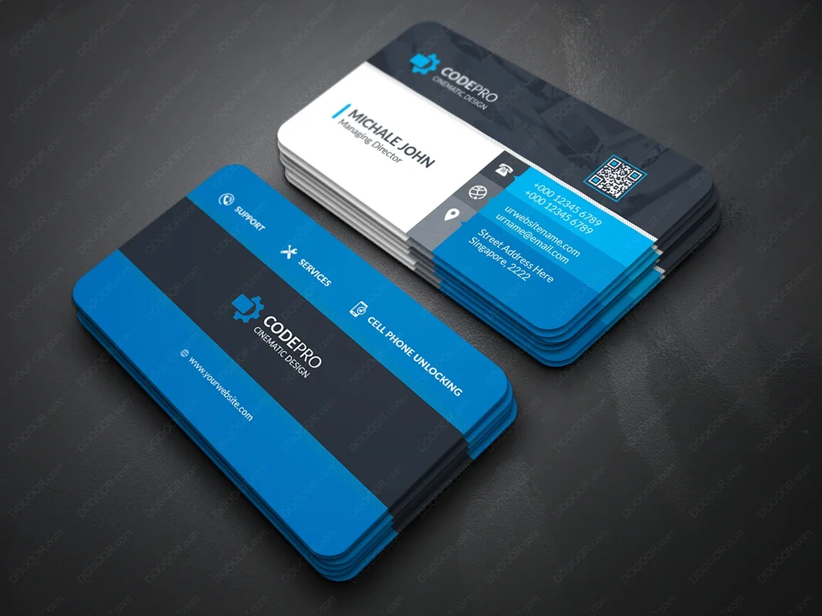 200PS business card production printing high-end business card customized color double-sided card printing business card design