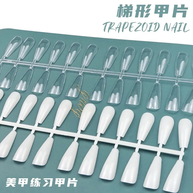 240Pcs Nail Color Card Removable Nail Art Display Board Rack False Nail Tips Color Card DIY Manicure Nail Tips Practice Tools  ^