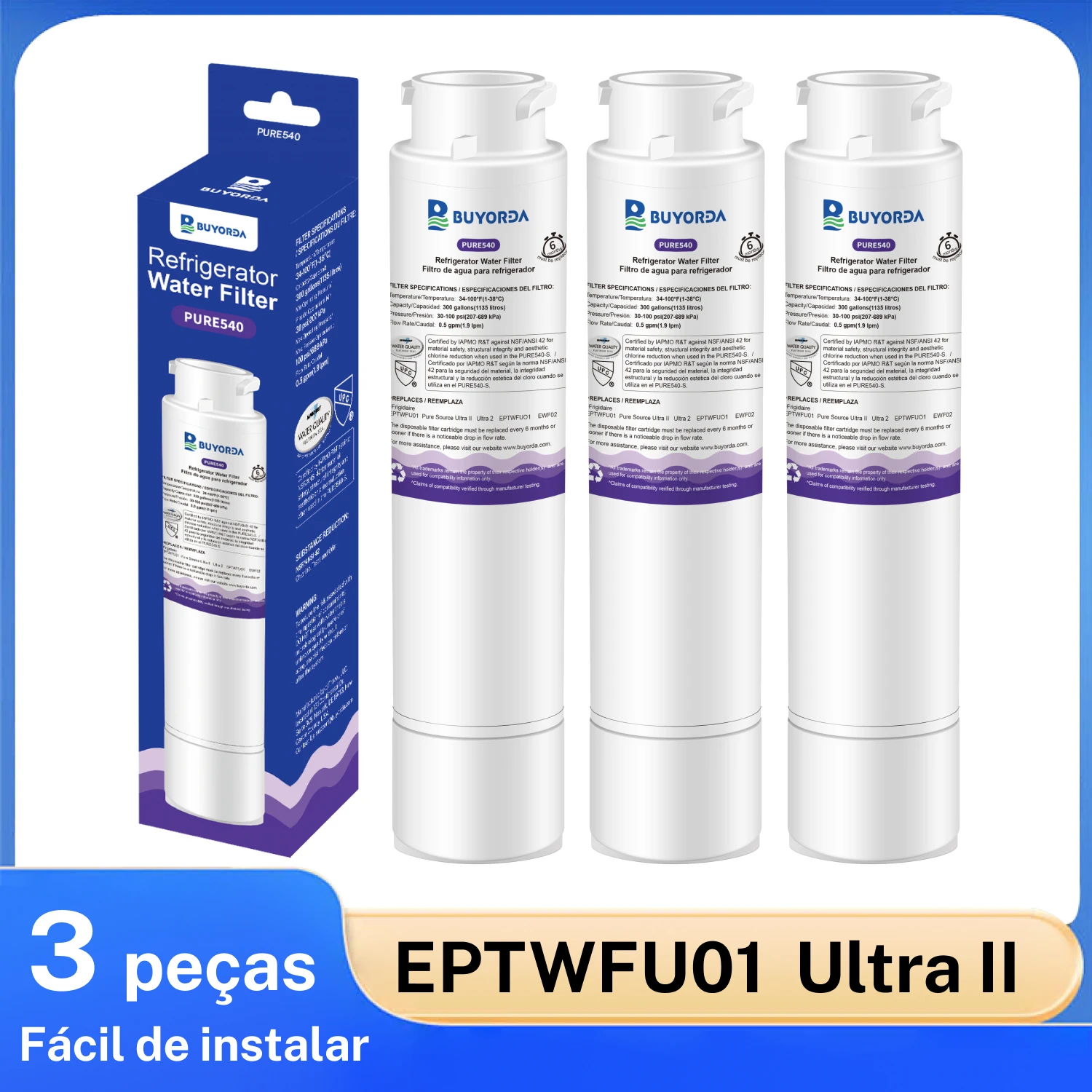 eptwfu01-fridge-water-filter-replacement-for-for-frigidaire-puresource-ultra-ii-ewf01-ewf02-carbon-taste-odor-control-3-pack