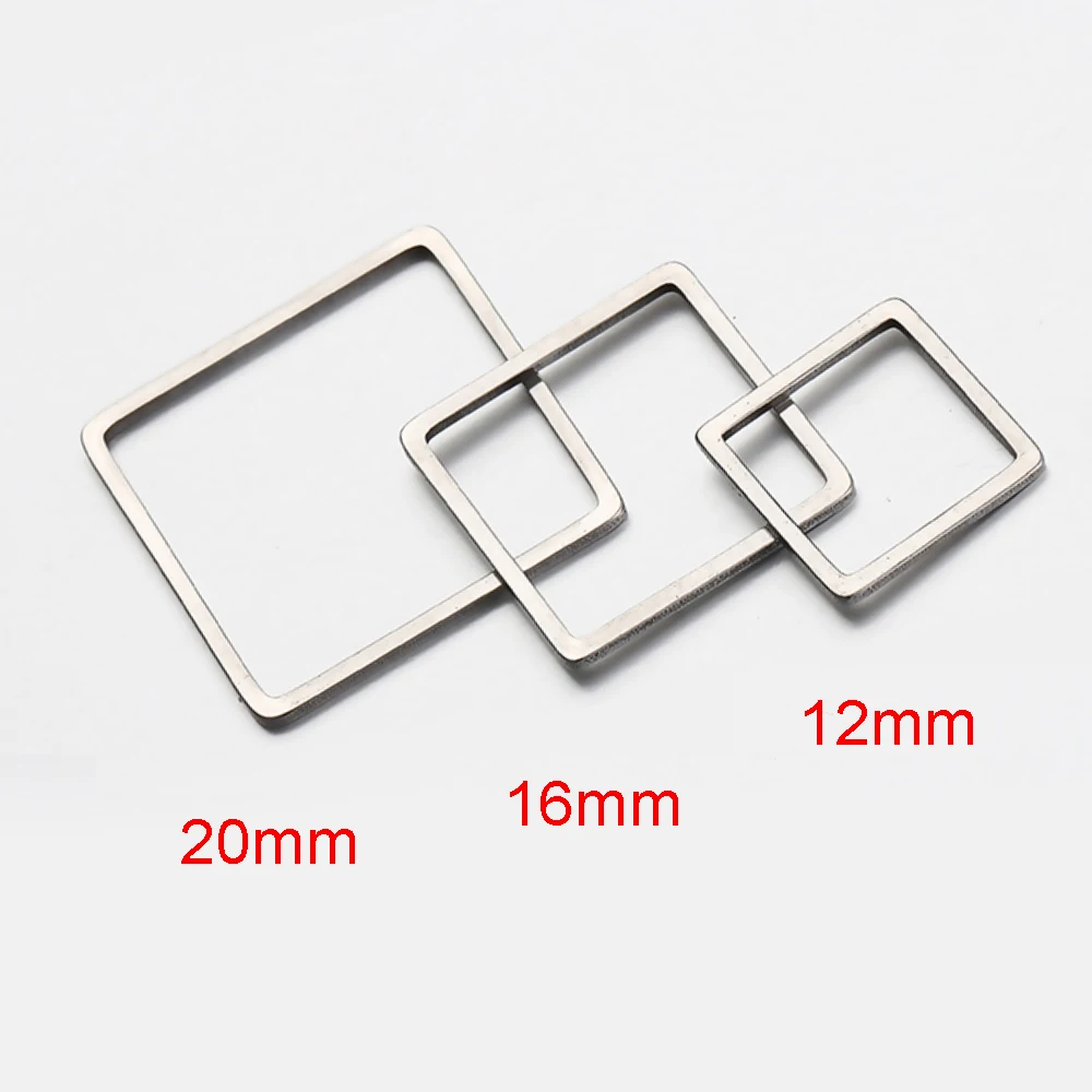 20 Stück Edelstahlrahmen Charms DIY Ohrringe Anhänger Runde Tropfen Sechseck Blanko Lünette für Harz Schmuckherstellung DIY Erkenntnisse