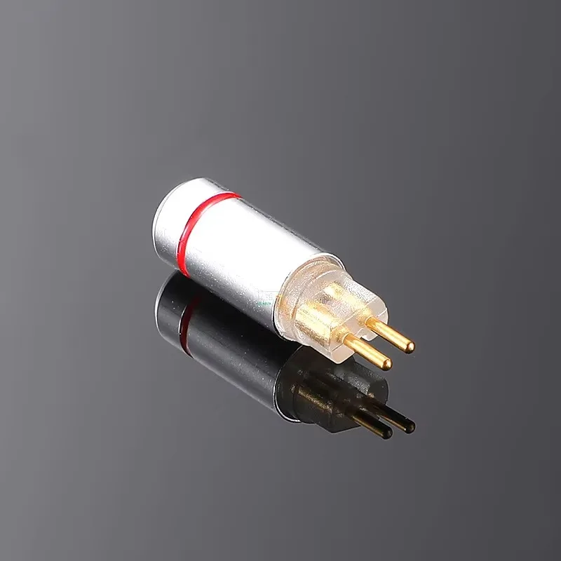 1 par AEC MMCX/CIEM 0,78mm Pin de inserción Se846/tia/VE Color cristal reparación de Cable de auriculares 18 pines Ue11