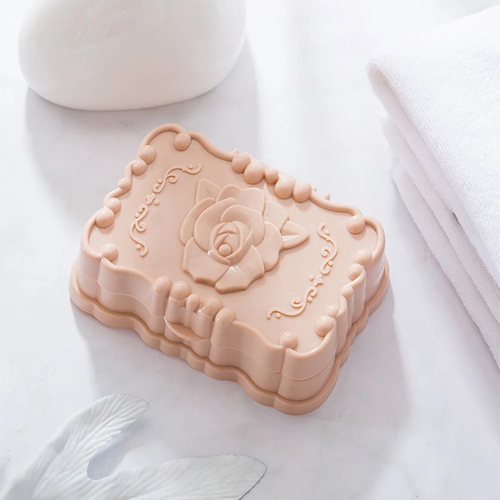 

Rose soap box soap case soap dispenser soap containersoap holder plastic soap box soap rack