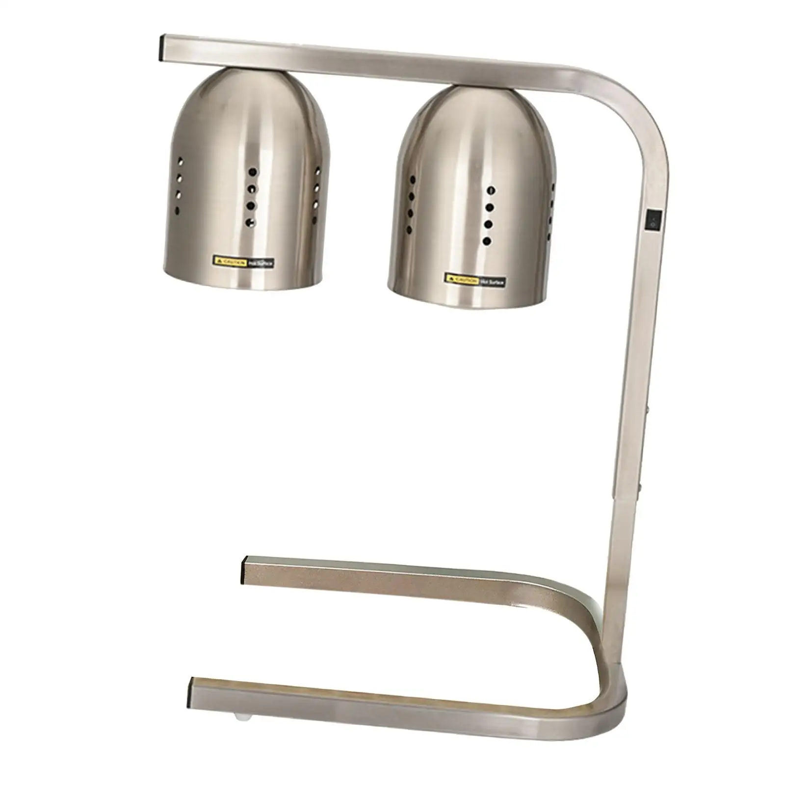 Electric Buffet Heater Commercial Food Warmer Lamp Stainless Steel for Cafe Buffet Serving Heating Light