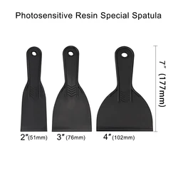 3D Printer SLA Resin Special Shovel 3 Inches Resin Spatula Cleaning Tool Plastic Shovel Removal Tool Rubber for Photon S Ender 3