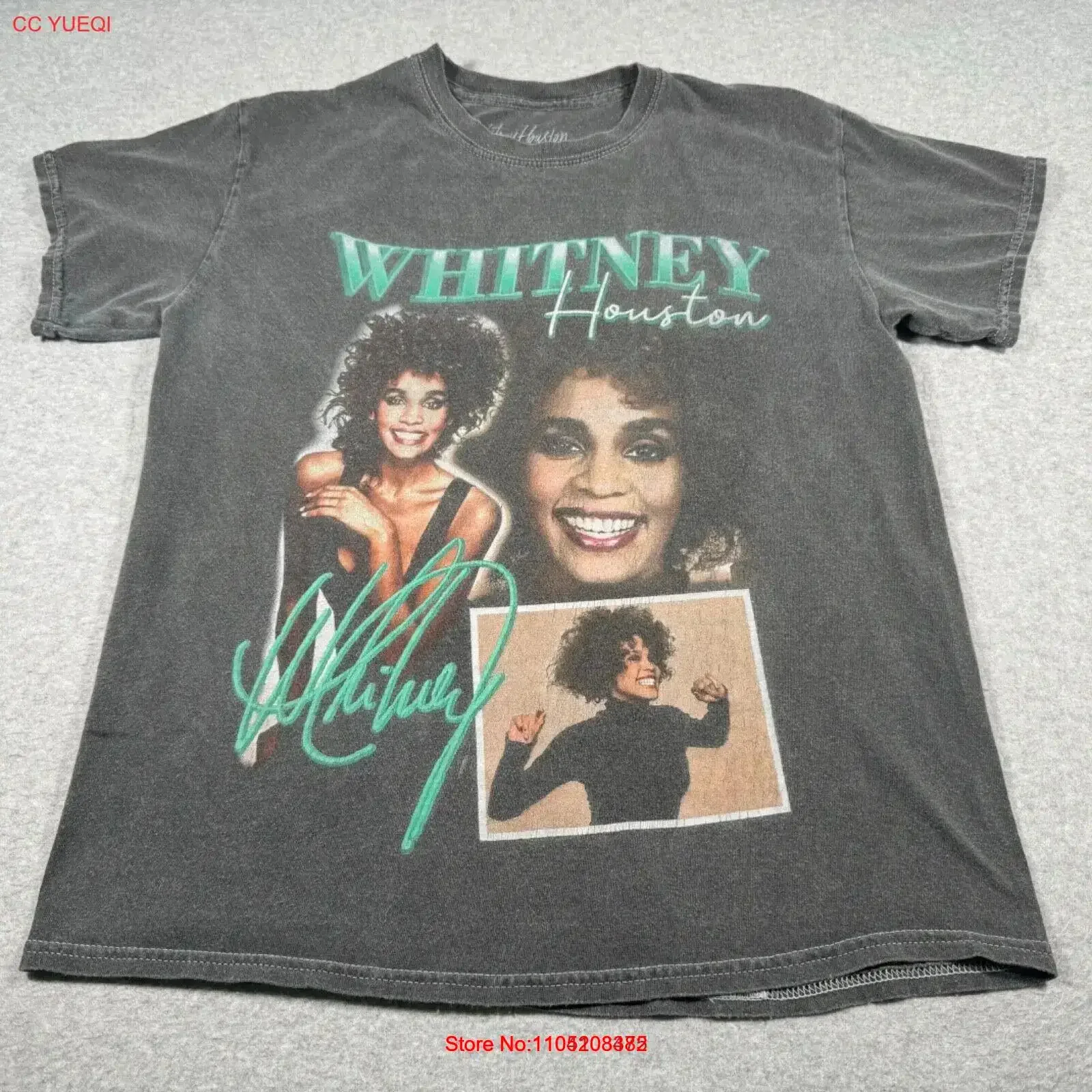 

Футболка Whitney Houston для взрослых, средний серый, выцветшая певица, автор песен, музыка, женская винтажная стираная дизайнерская одежда, мягкая