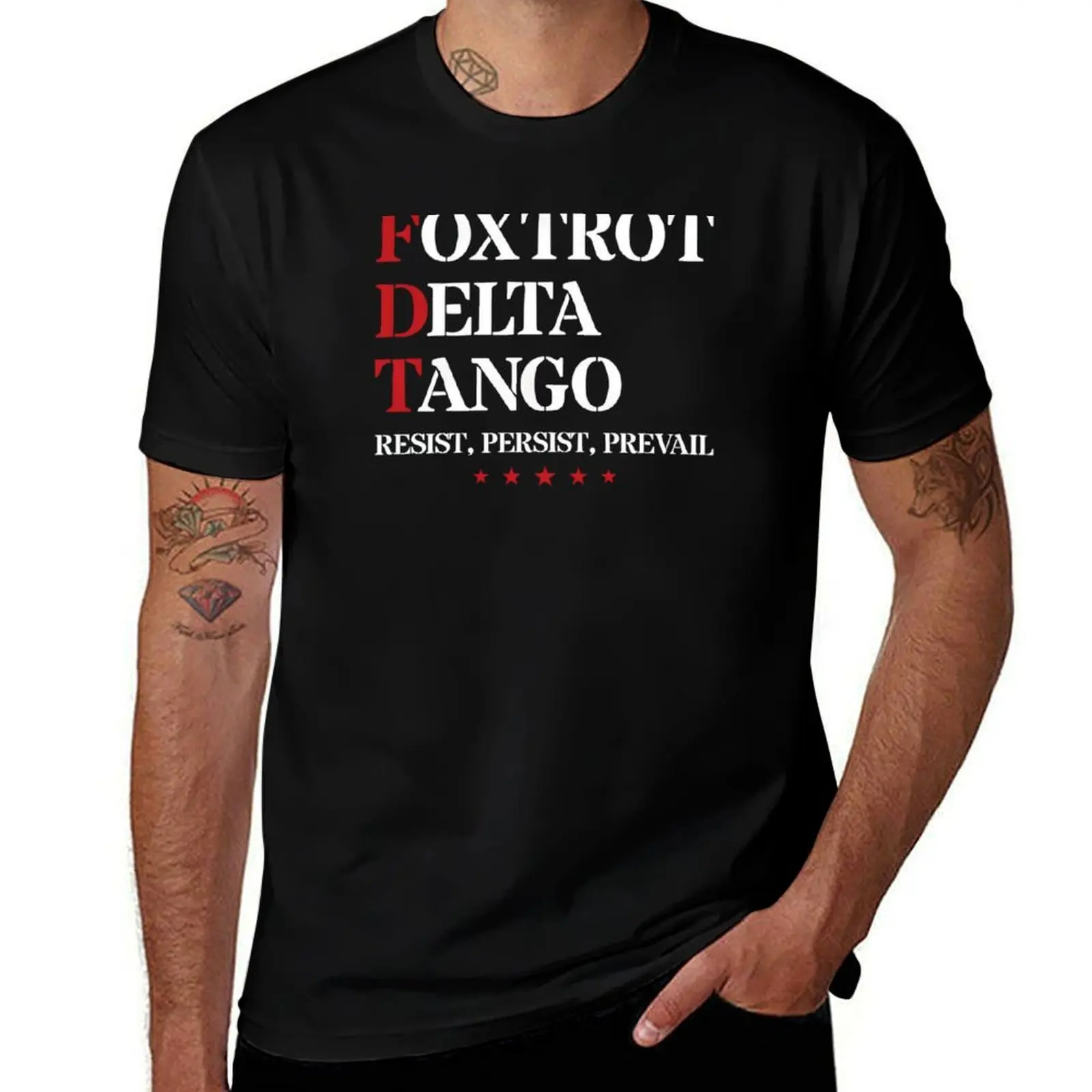 Foxtrot Delta Tango T-Shirt Basic Tee Shirt for Everyday Outfit