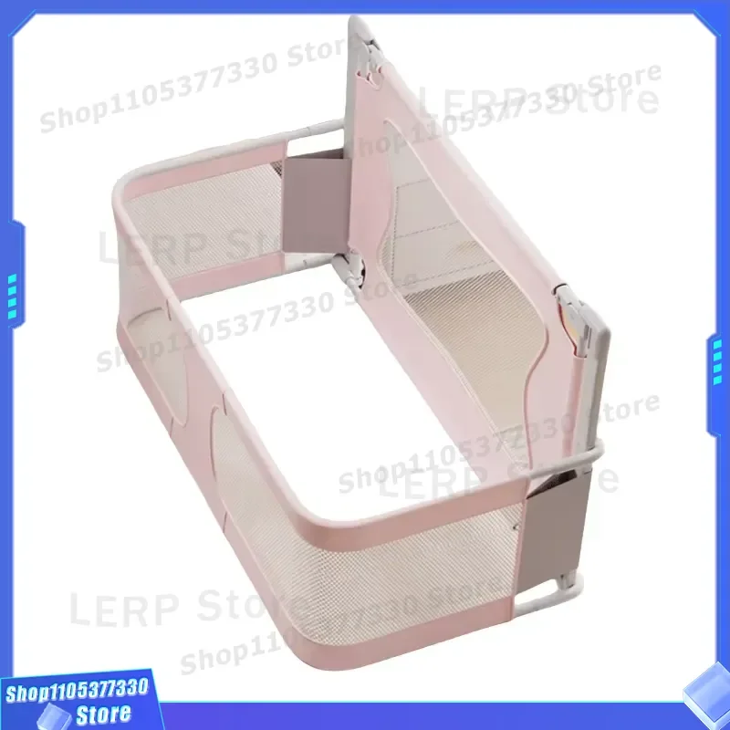 Foldable Baby Crib Safety Fence Bed Rail Guard for Newborns Portable Infant Bedside Barrier Nest Headboard Protector Newborn