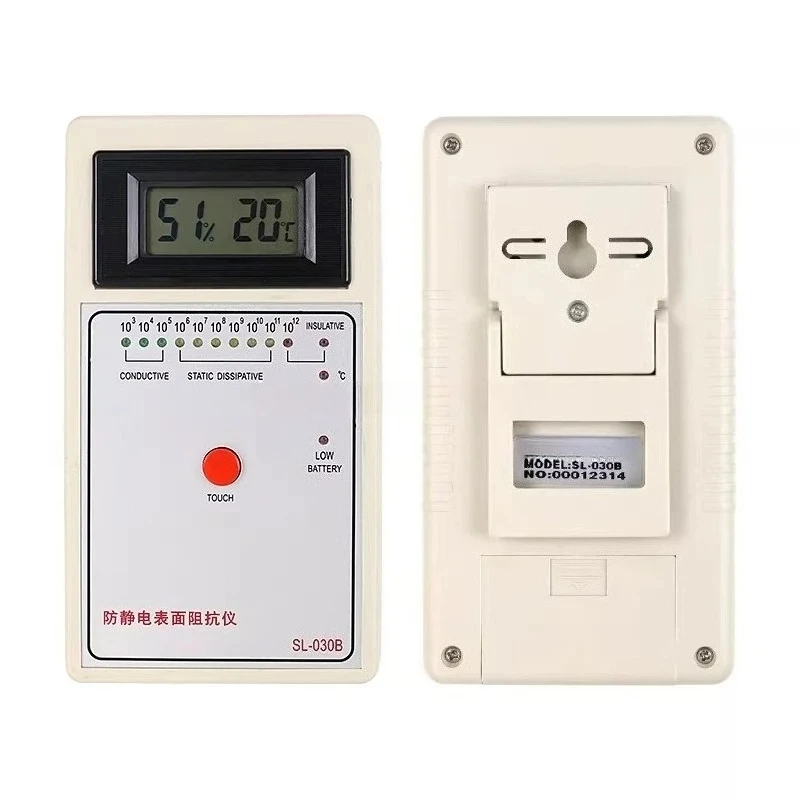 SL-030B Heavy Hammer Surface Resistance Tester LED Digital Display Anti-Static Grounding Insulation Resistance Tester