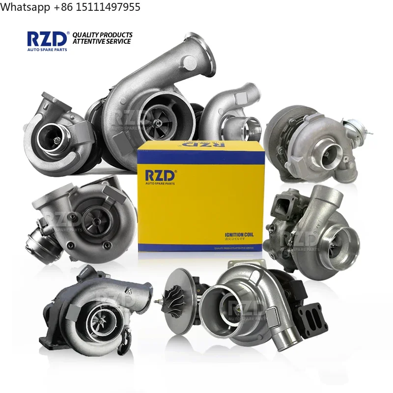 RZD Original Auto Parts Engine Standard Rotation Turbocharger for Bw Toyta Nissan Mitsubish Hyudai Honda Isuzu