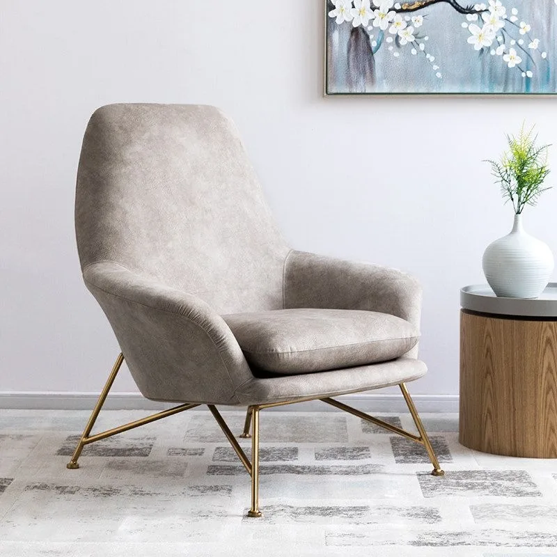 Single sofa chair simple modern casual fashion fabric clothing store living room designer lazy tiger chair