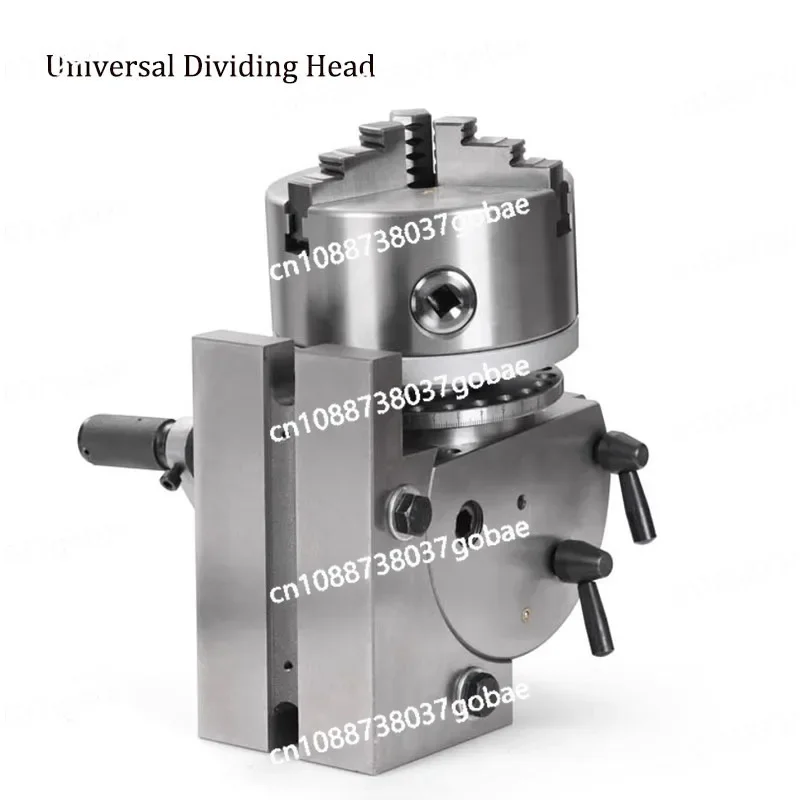 4 /5Inch Dividing Head 3 Jaw Chuck Precision Semi Universal Dividing Head for Milling Machine Rotary Tab