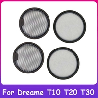 Washable Rear-Filter For Xiaomi Dreame T10 T20 T30 Handheld Vacuum Cleaner Replacement Accessories Filter