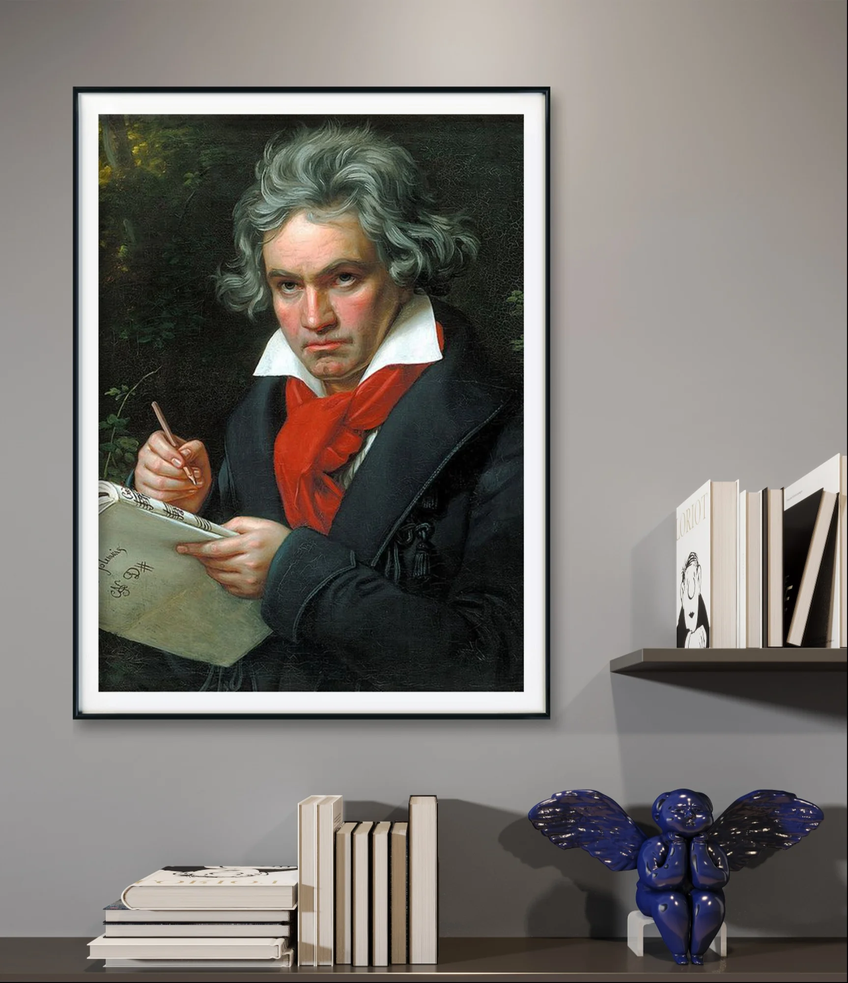 Musician Diamond Painting Kit Beethoven Portrait Diy Diamond Embroidery Cross Stitch Interesting Hand Gift Retro Home Wall Decor