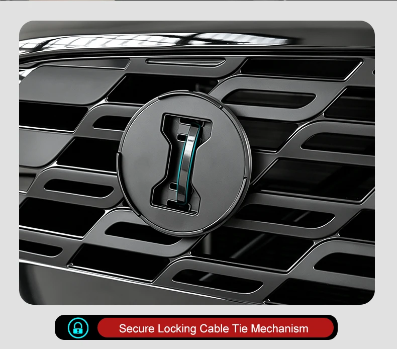 Universelles 3D-Acryl Frontgrill-Emblem Abzeichen Auto-Außenschild Styling-Dekoration Zubehör – Detail 9