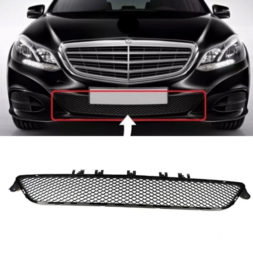 Front Bumper Ventilation Net Lower Grille A2128850522 For Mercedes Benz E-Class W212 2014-2016