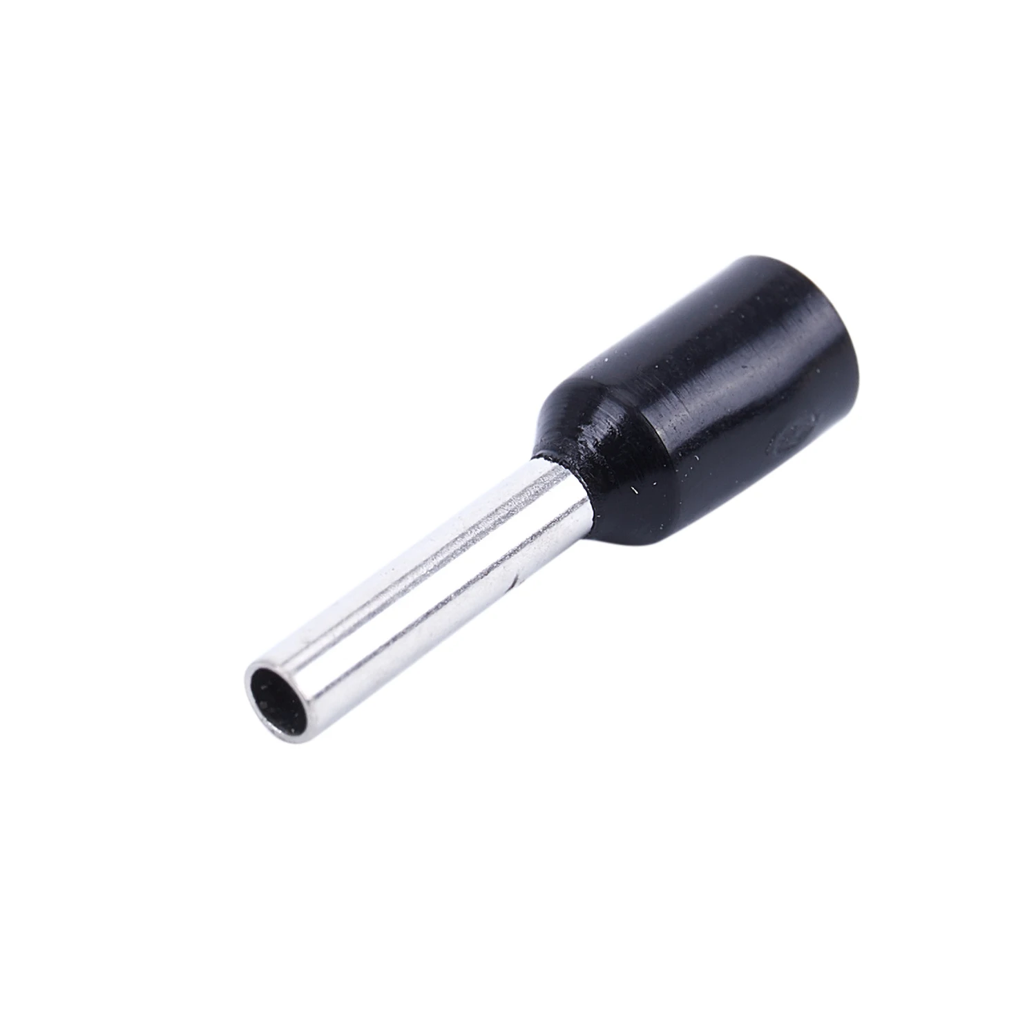 ABJS 1000x Crimp Terminal Pre Insulated Ferrule E1008 18AWG 1.0mm2 Silver Black