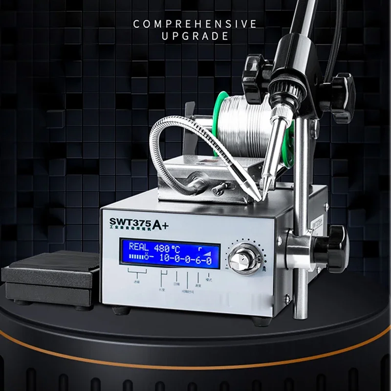 Semi-automatic Pedal Soldering Machine Intelligent Thermostatic Soldering Station Plasma Cnc 75w 24v Welding Repair Tool