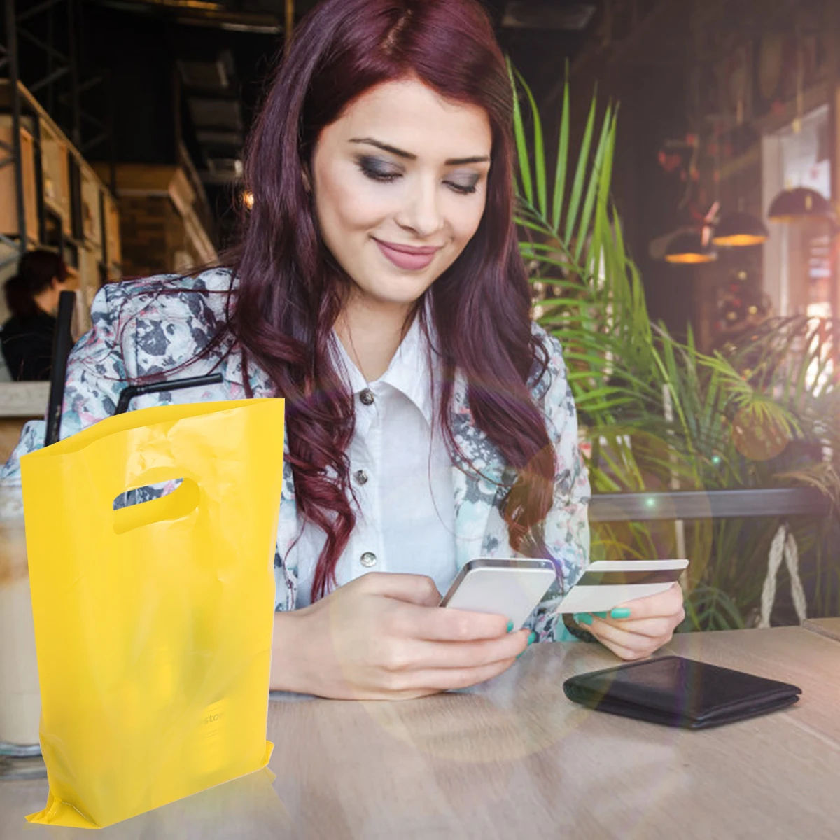 

100 PCS Flat Pocket Gift Bag Bags Home Film Storage Party New Material Shopping