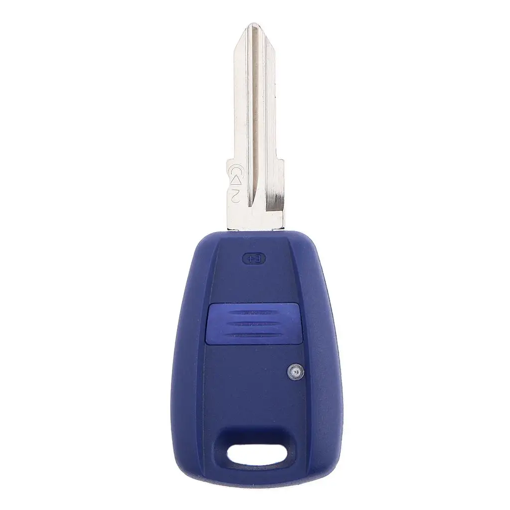 Car Key Electronic Case ABS Material Blue Silver Key Cover for Fiat Punto Doblo Auto Key Replacement