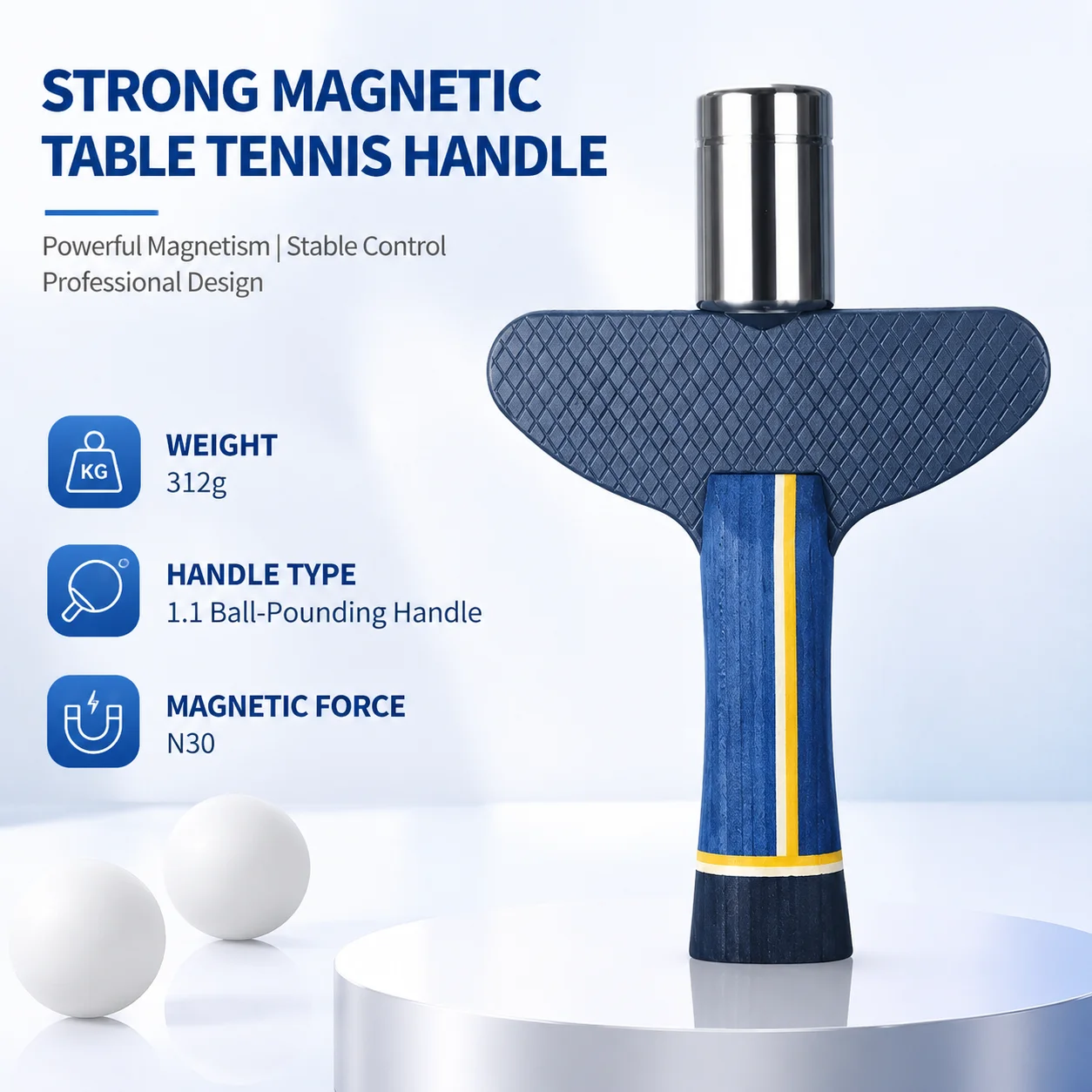 Magnetic Resistance Table Tennis Swing Trainer for Strength and Coordination Practice