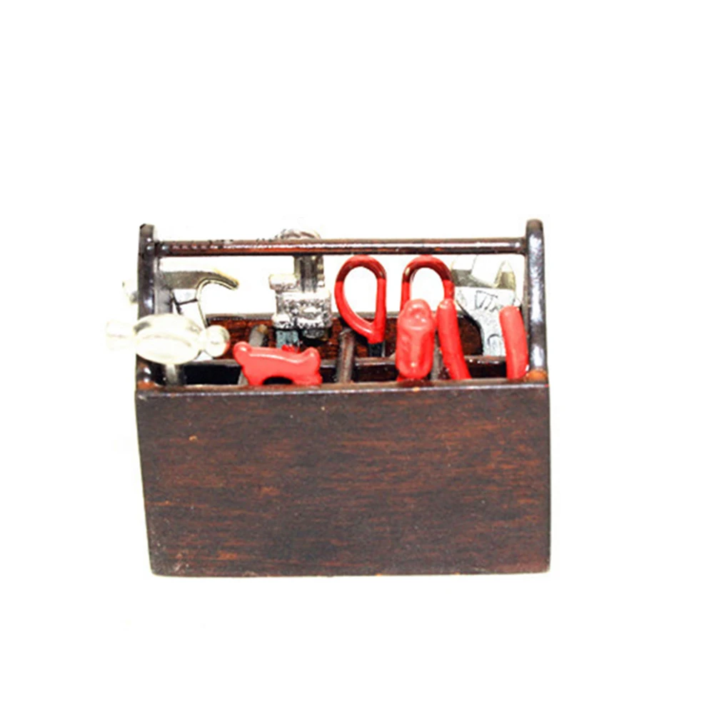 

RC Car Accessories Decor Mini Repair Toolbox for 1/10 RC Crawler Axial SCX10 TAMIYA C01 RC4WD D90 TF2 for Traxxas TRX-4 Truck