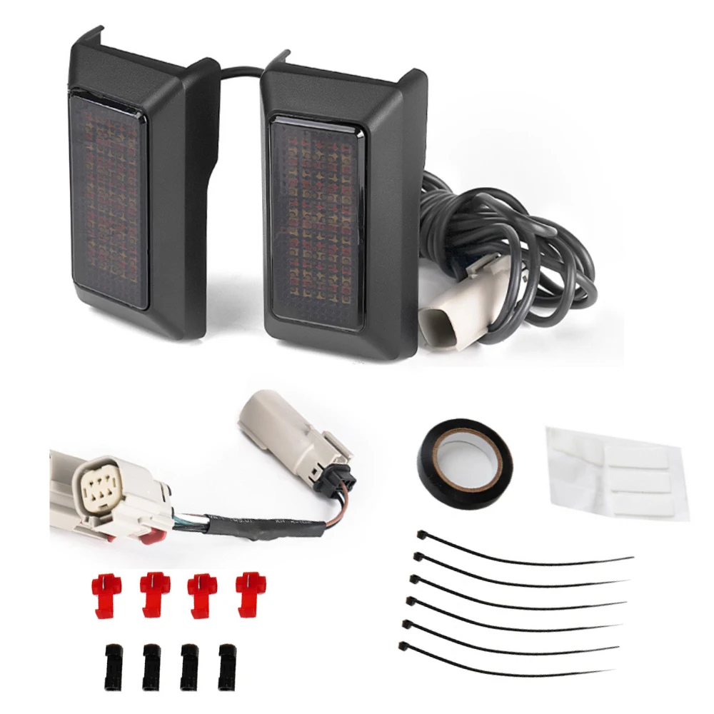 

2PCS High Mounted Brake Lights Car Accessorie Reverse Lamp License Number Plate Lights Hinge Lights For Ford Bronco 2021-2023